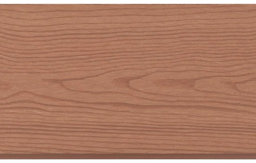 Placas de vedação de substituição 9 pcs em WPC 170 cm castanho