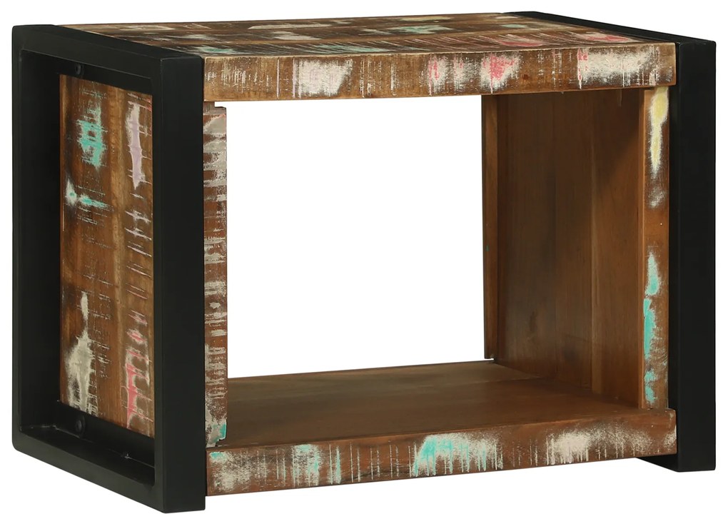 vidaXL Cubo de Parede 55x35x40 cm Madeira Recuperada Maciça