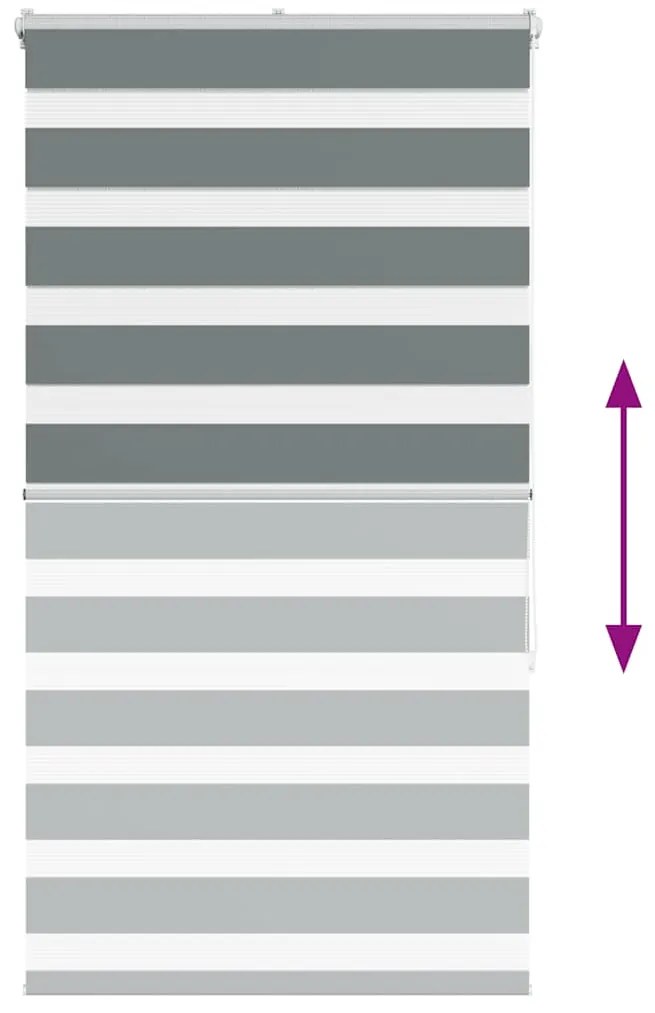 Cortina de zebra 70x150 cm largura do tecido 65,9 cm poliéster