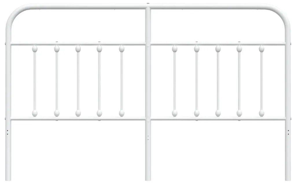 Cabeceira de cama 160 cm metal branco