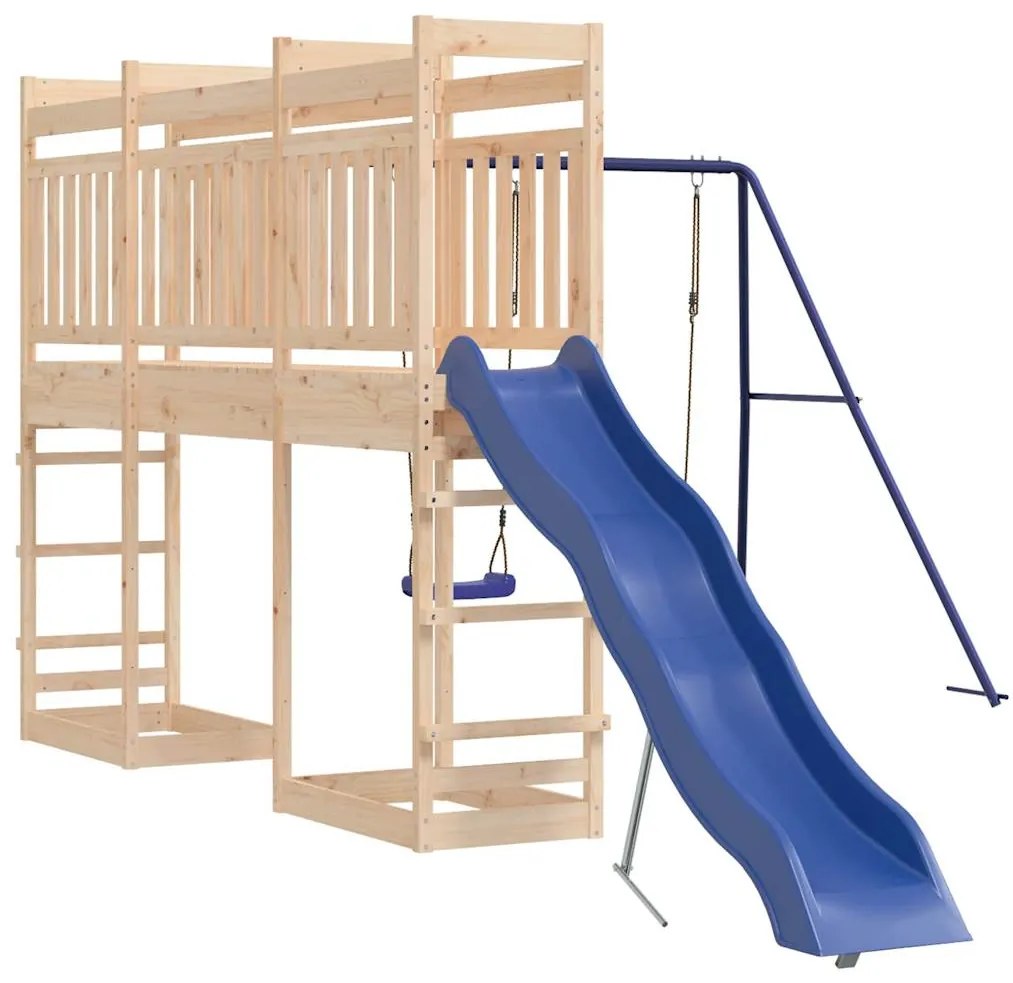 Conjunto de brincar p/ exterior madeira de pinho maciça