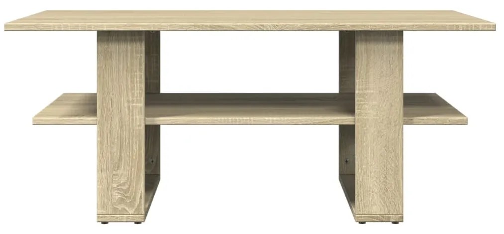 Mesa de centro 102x55x42 cm madeira processada carvalho sonoma