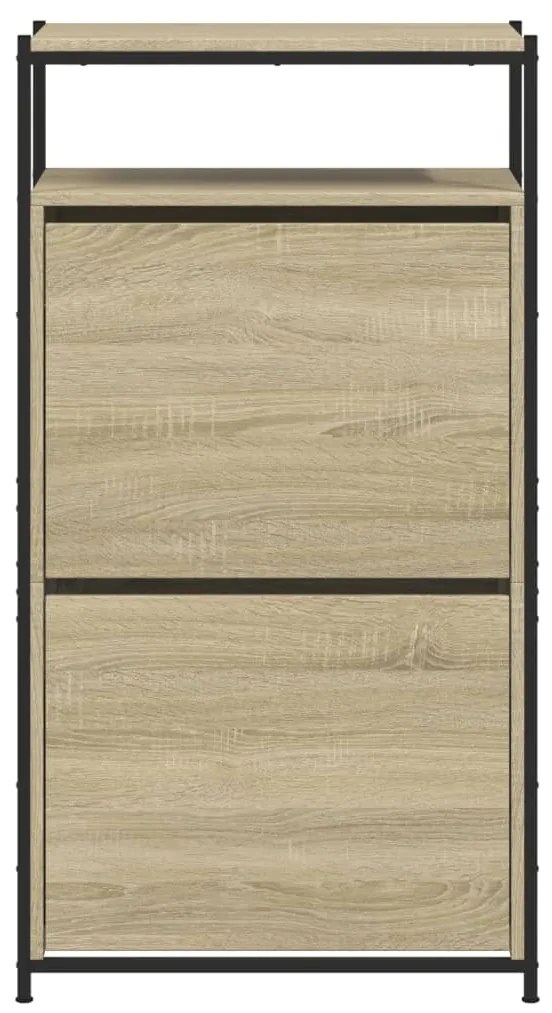 Sapateira 60x34x112 cm derivados de madeira carvalho sonoma