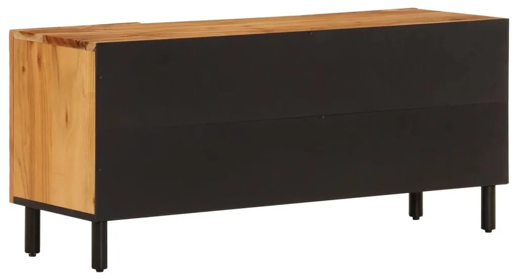 Móvel de TV 105x33x46 cm madeira de acácia maciça