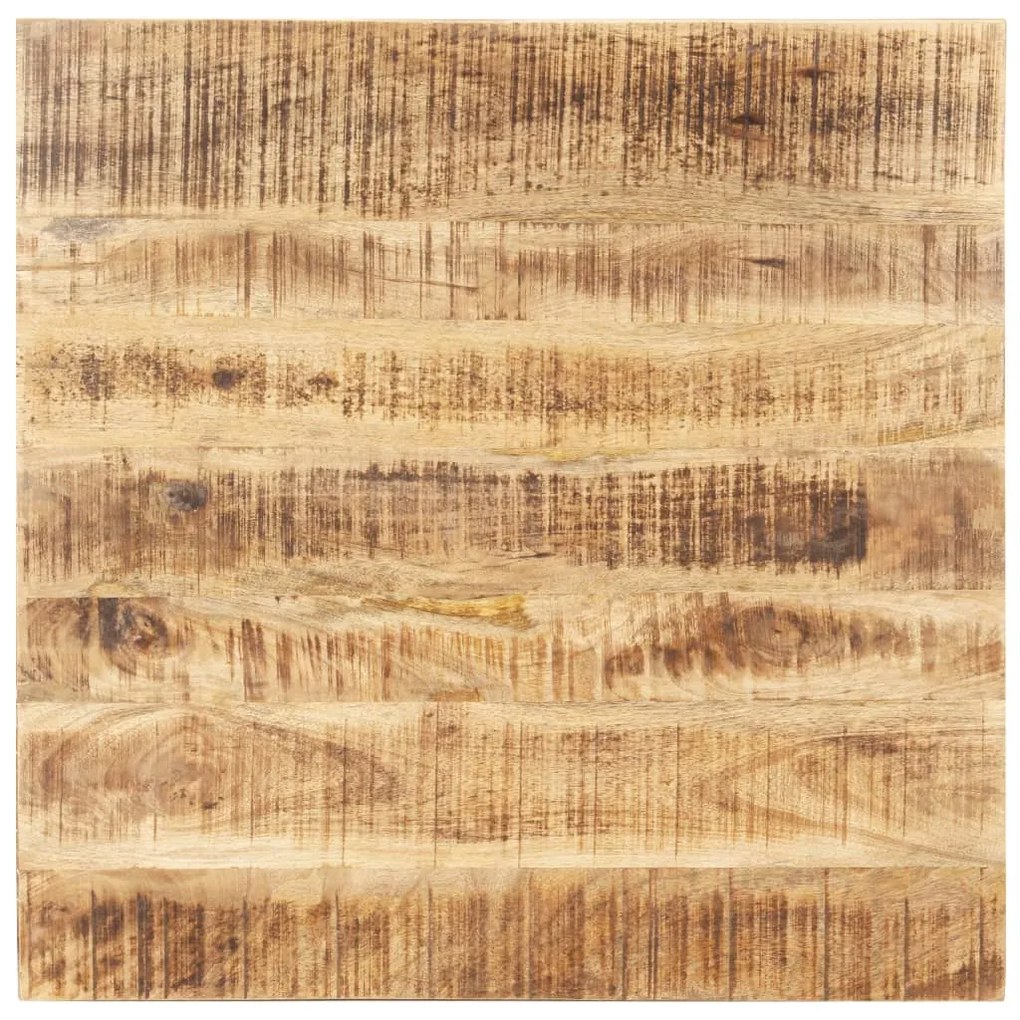 286009 vidaXL Tampo de mesa madeira de mangueira maciça 15-16 mm 60x60 cm