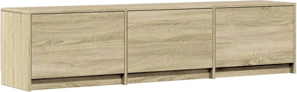 vidaXL Gabinete para TV Sonoma 165 x 34 x 40 cm Madeira processada