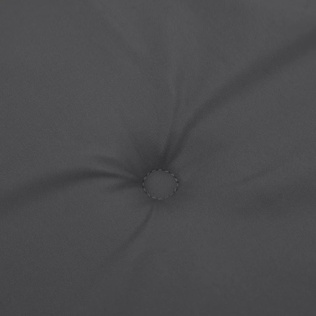 Almofadão p/ banco jardim 180x50x7cm mesclado tecido antracite