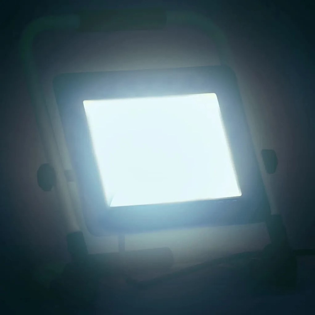 Projetor c/ iluminação LED e pega 100 W branco frio