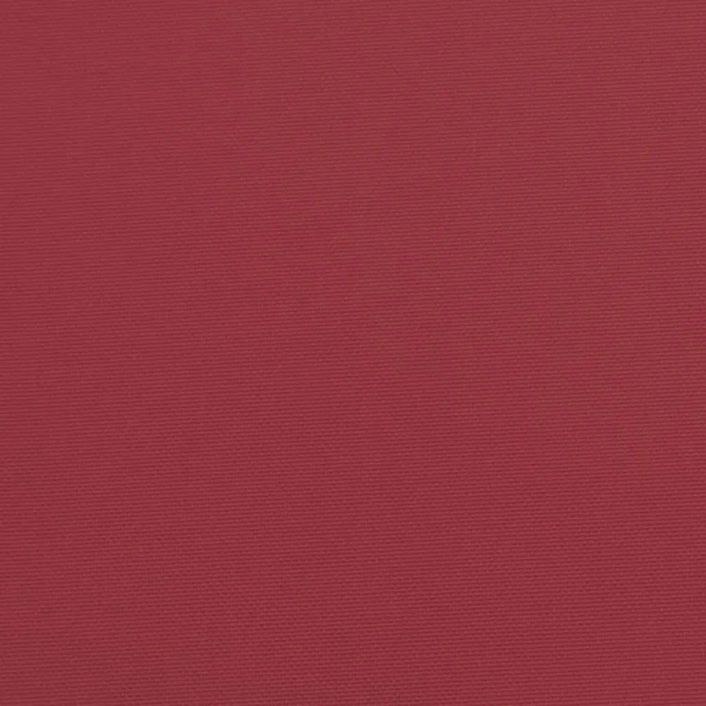 Almofadões p/ cadeiras altas jardim 6 pcs tecido vermelho tinto
