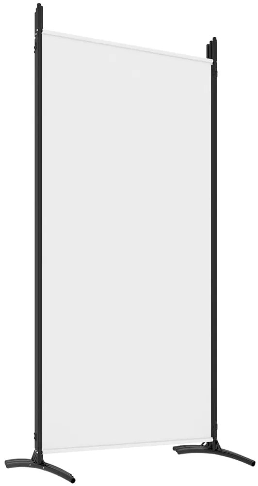 Divisória/biombo com 6 painéis 520x180 cm tecido branco