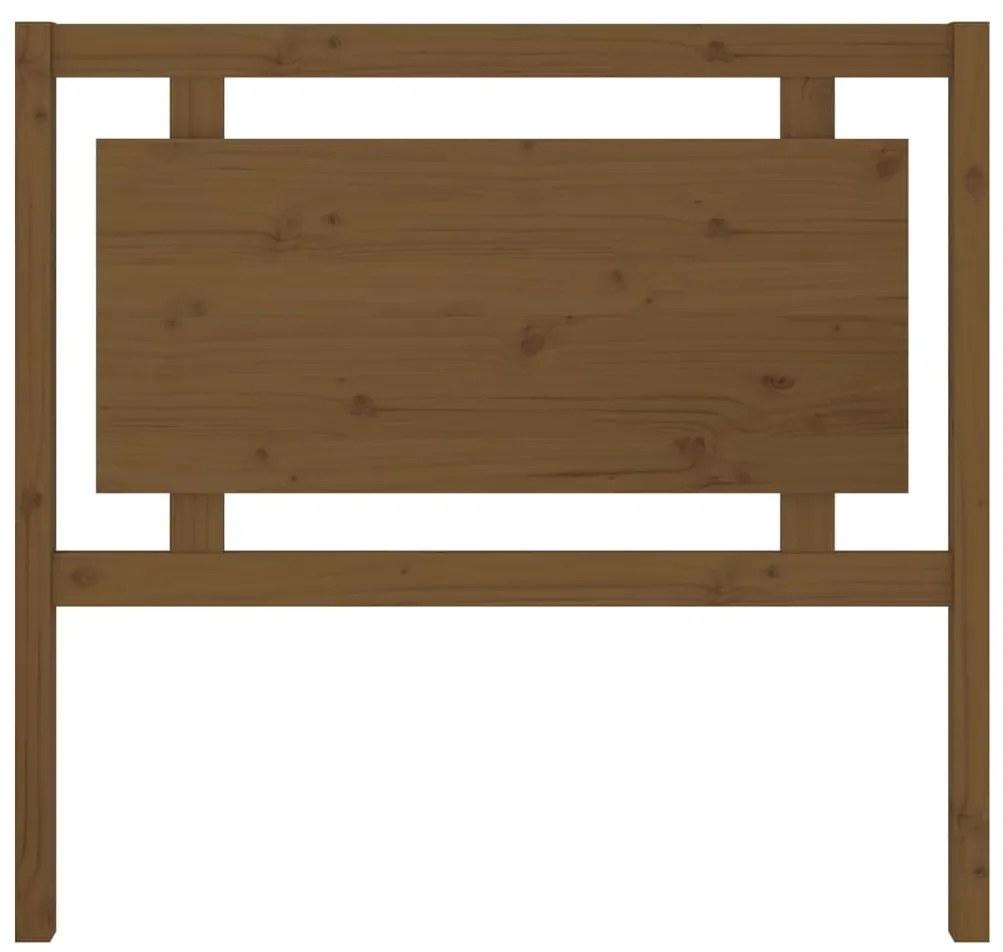 Cabeceira de cama 105,5x4x100 cm pinho maciço castanho mel
