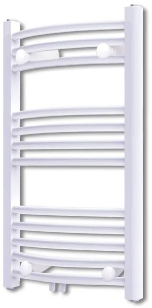 Aquecedor toalhas banheiro curvo 500 x 764 mm conector lateral e centr