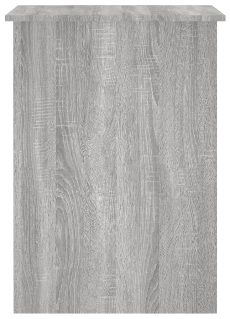 Secretária 100x55x75 cm derivados de madeira cinzento sonoma