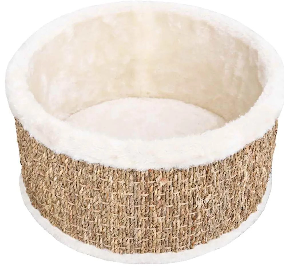 Cesto para gatos redondo 36 cm ervas marinhas
