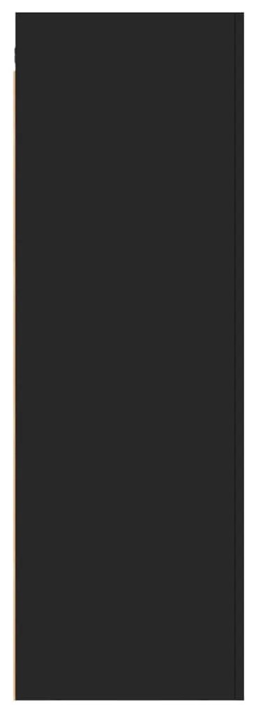 Móvel de TV 30,5x30x90 cm derivados de madeira preto