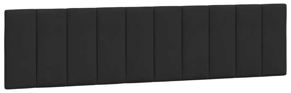 Estrutura de cama sem colchão 200x200 cm veludo preto