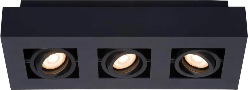 Lucide 09119/16/30 - Foco LED XIRAX 3xGU10/5W/230V preto antigo