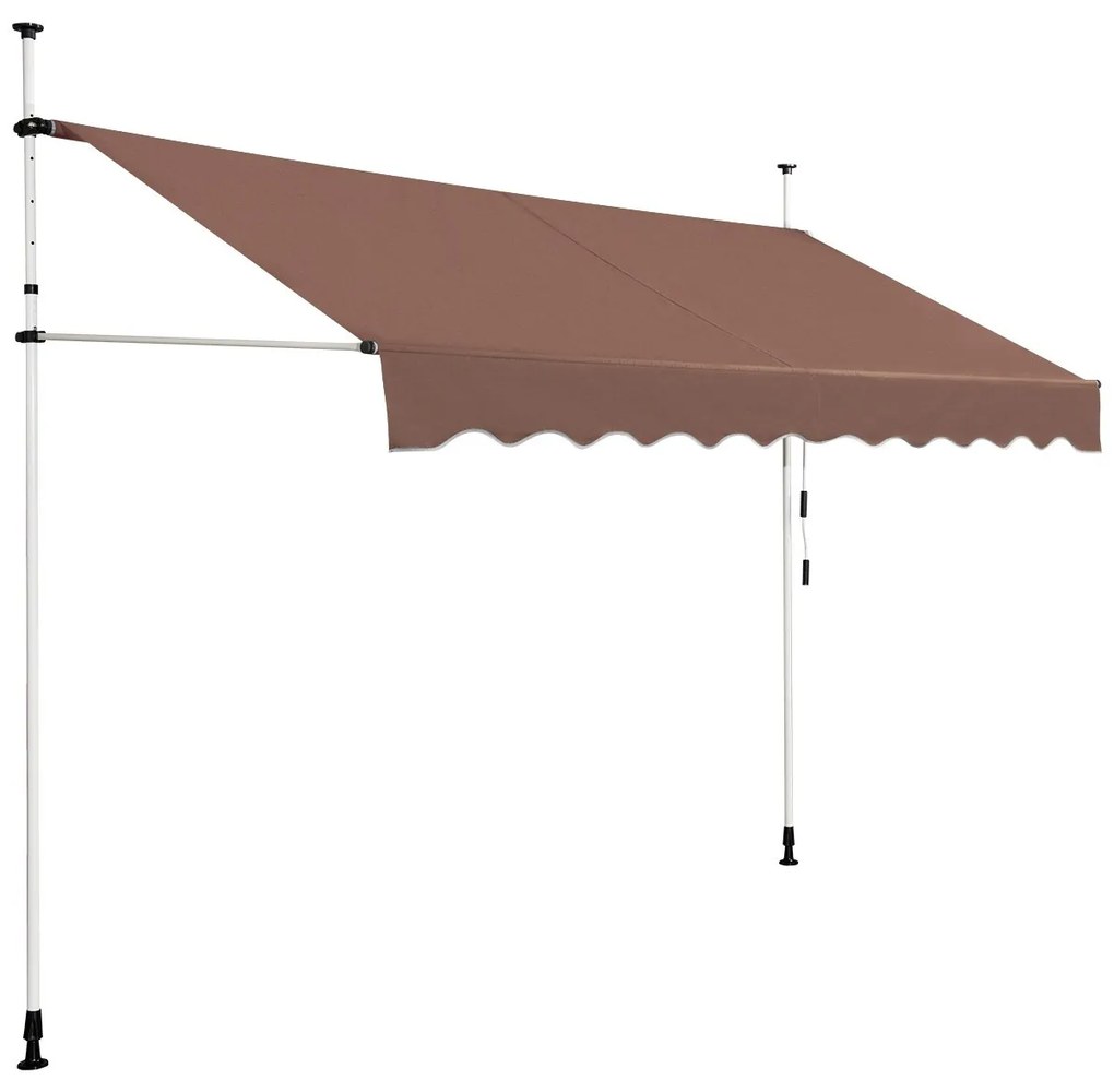 Toldo de varanda extensível 300x120cm