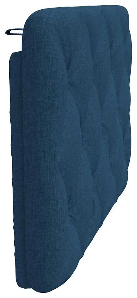 Almofadão de cabeceira 80 cm tecido azul