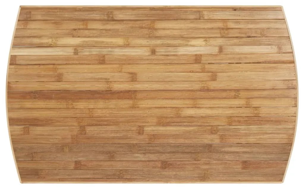 Mesa de centro para jardim 90x55x37 cm bambu