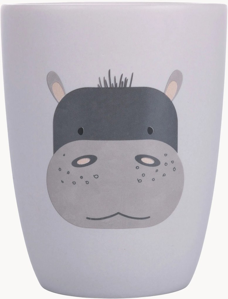 Caneca para crianças em porcelana fina com estampados diferentes em cada lado Les Petites