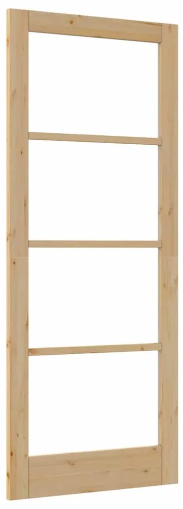 porta interna com vidro "ORKDAL" 86x211x4 cm madeira sólida de pinho