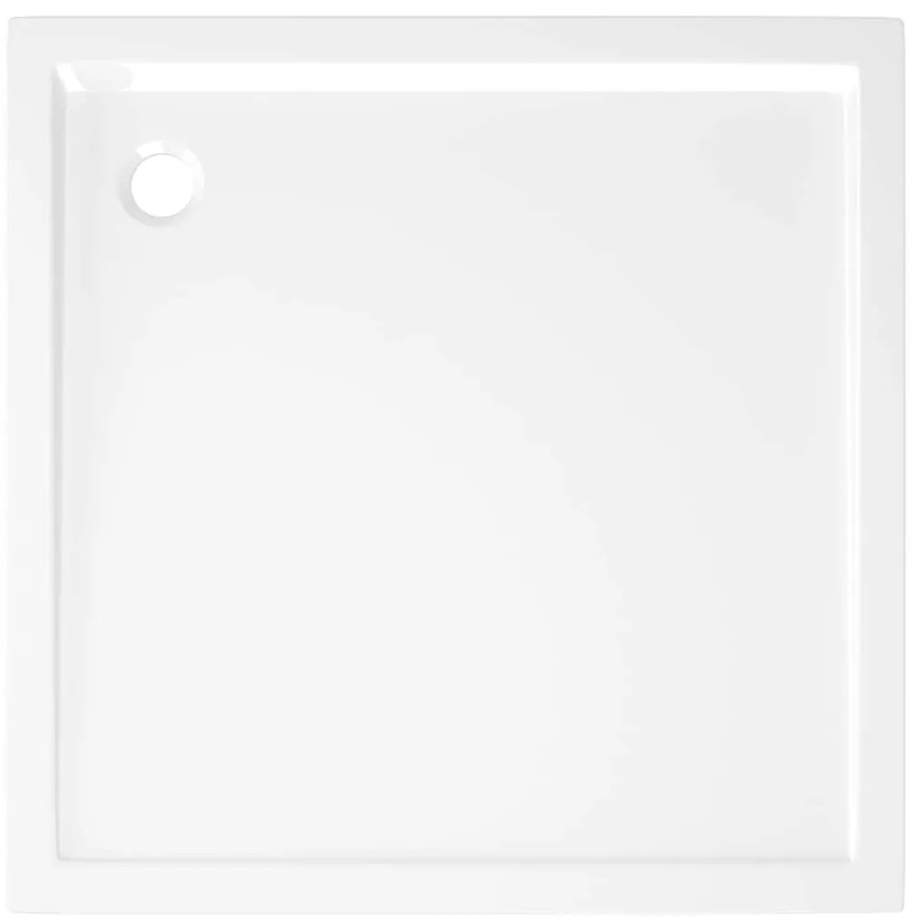 Base de chuveiro quadrada 80x80 cm ABS branco