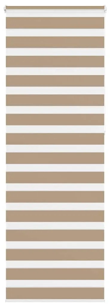 vidaXL Cortina de zebra 75x230 cm largura do tecido 70,9 cm poliéster