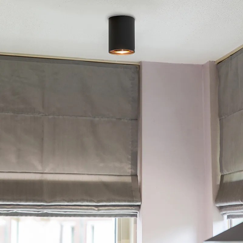 Foco inteligente cinzento com cobre incl. Fonte de luz GU10 WiFi - Rondoo Up