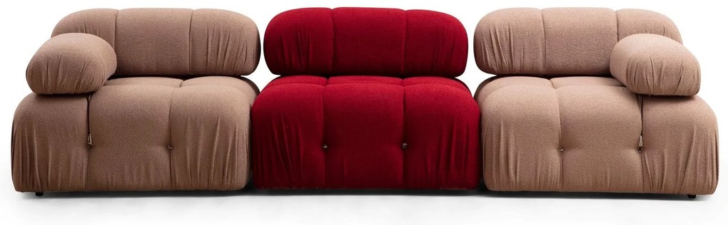 Sofá de 1 Lugar Bubble – Vermelho – 95x95x75 cm