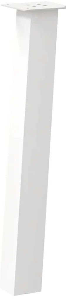 Pés de mesa de console 4 peças, branco, 72 cm, aço