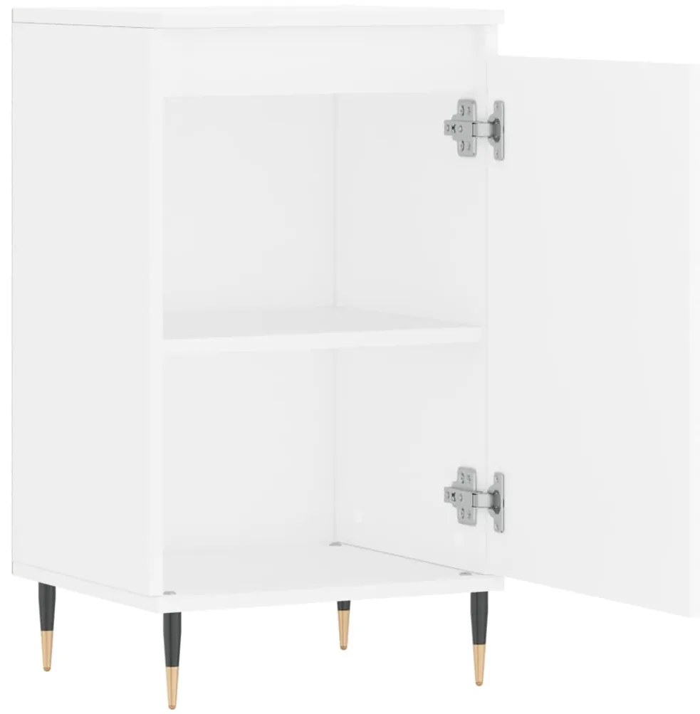Aparadores 2 pcs 40x35x70 cm derivados de madeira branco