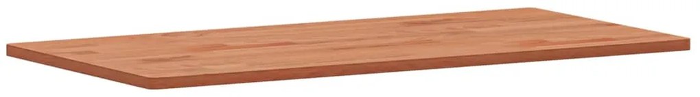 Tampo de mesa retangular 100x50x1,5 cm madeira de faia maciça