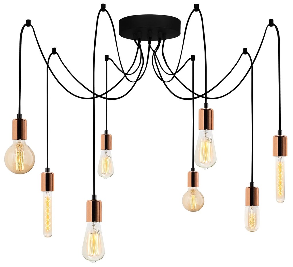 Candeeiro de Teto Kabluni – Cobre – 156 x 156 cm