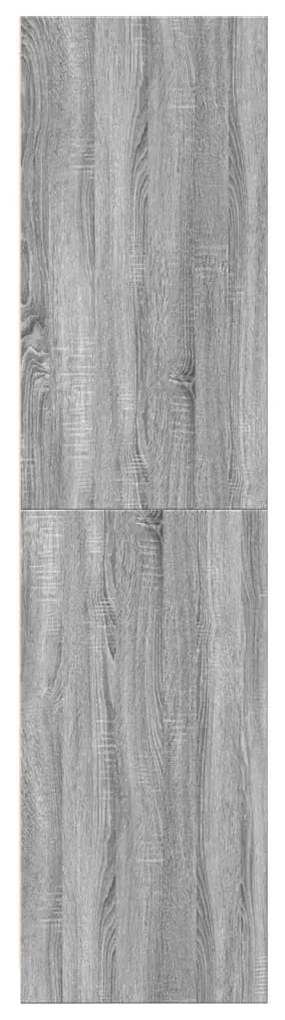 Roupeiro 80x50x200 cm derivados de madeira cinzento sonoma