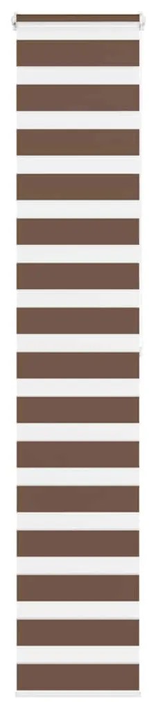 vidaXL Cortina de zebra 50x200 cm largura do tecido 45,9 cm poliéster