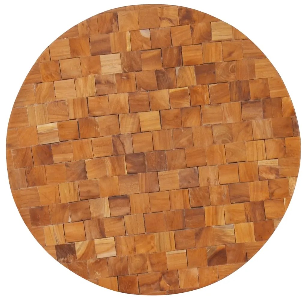 Mesa de centro 60x60x35cm madeira de teca maciça