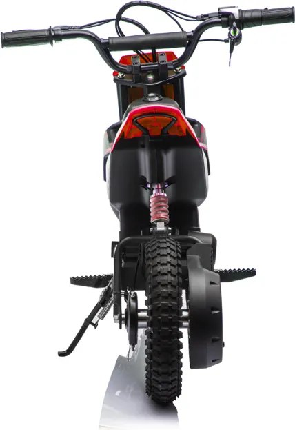 Moto elétrica infantil 24 volts e 250 watts com motor cruzado Vermelho/Preto