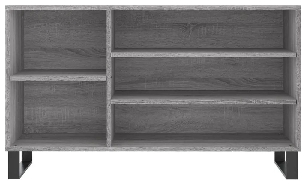 Sapateira 102x36x60 cm derivados de madeira cinzento sonoma