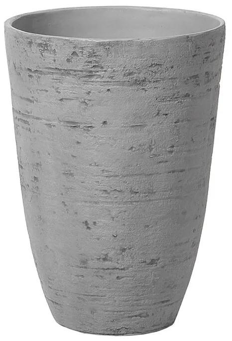 Vaso para plantas 35 x 35 x 50 cm cinzento CAMIA Beliani