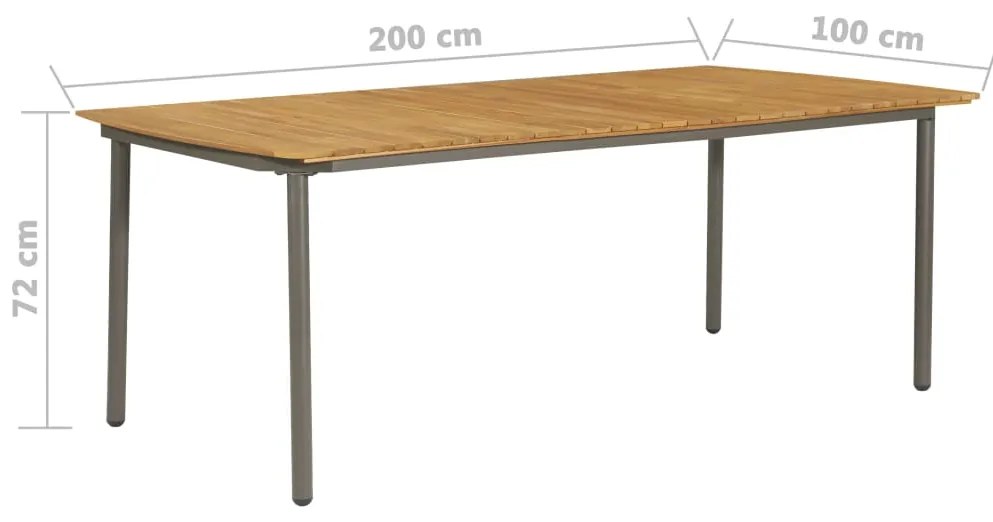 9 pcs conjunto de jantar para jardim vime PE preto