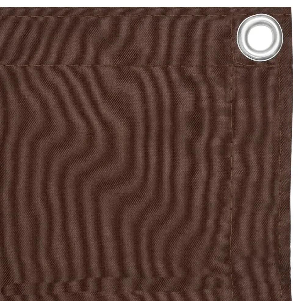 Tela de varanda 90x500 cm tecido Oxford castanho