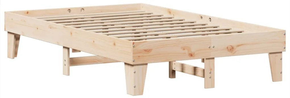 Cama sem colchão 135x190 cm madeira de pinho maciça