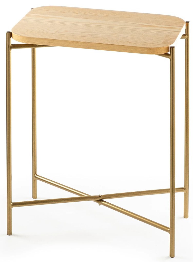Mesa de Centro Shb-003-A – Dourado Natural – 40x56x26 cm | Tribo Home