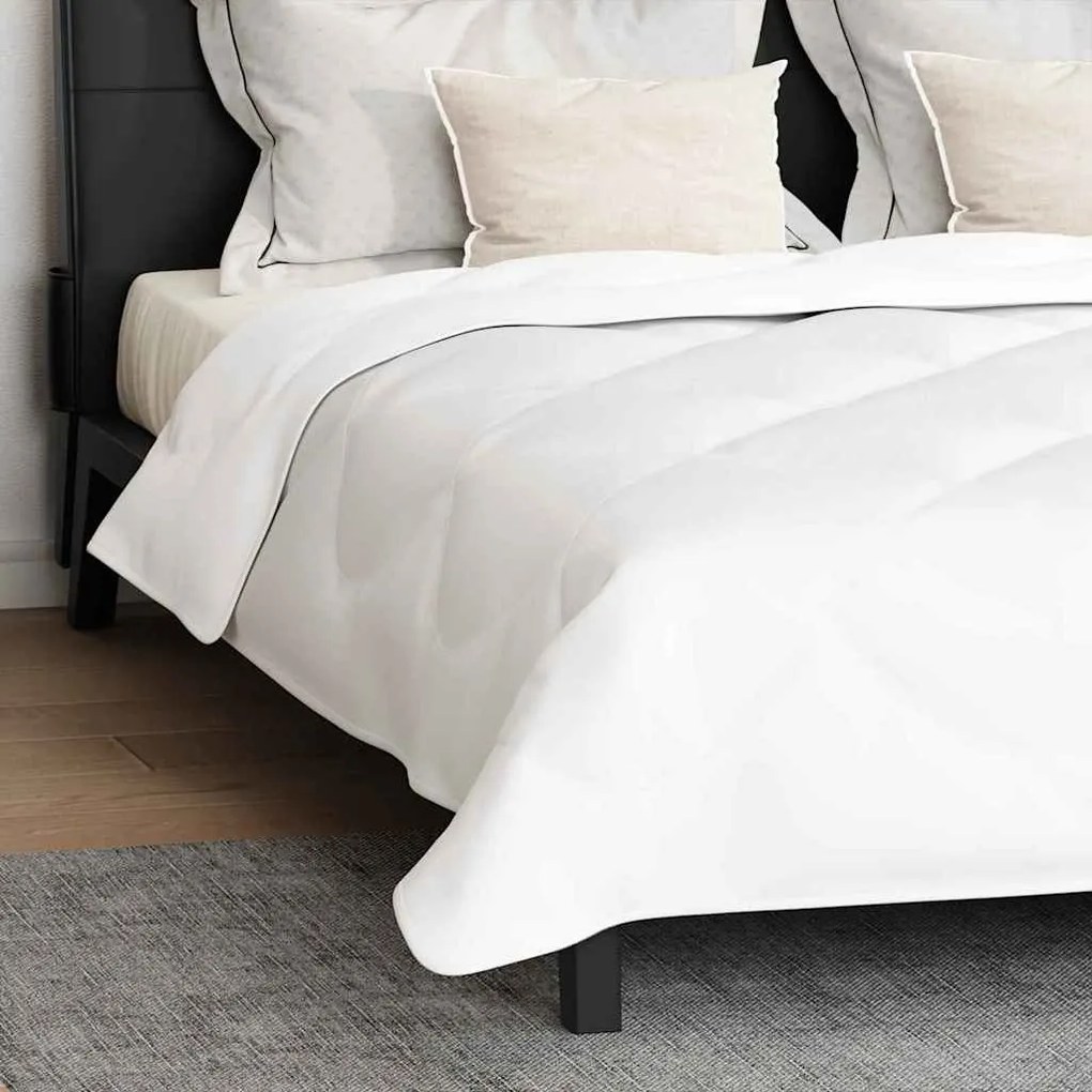 Edredão Outros com travesseiro 3 pcs Branco 240 x 200 cm Microfibra