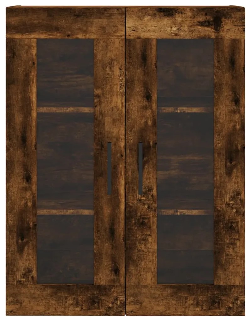 Armário de parede 69,5x34x90 cm carvalho fumado