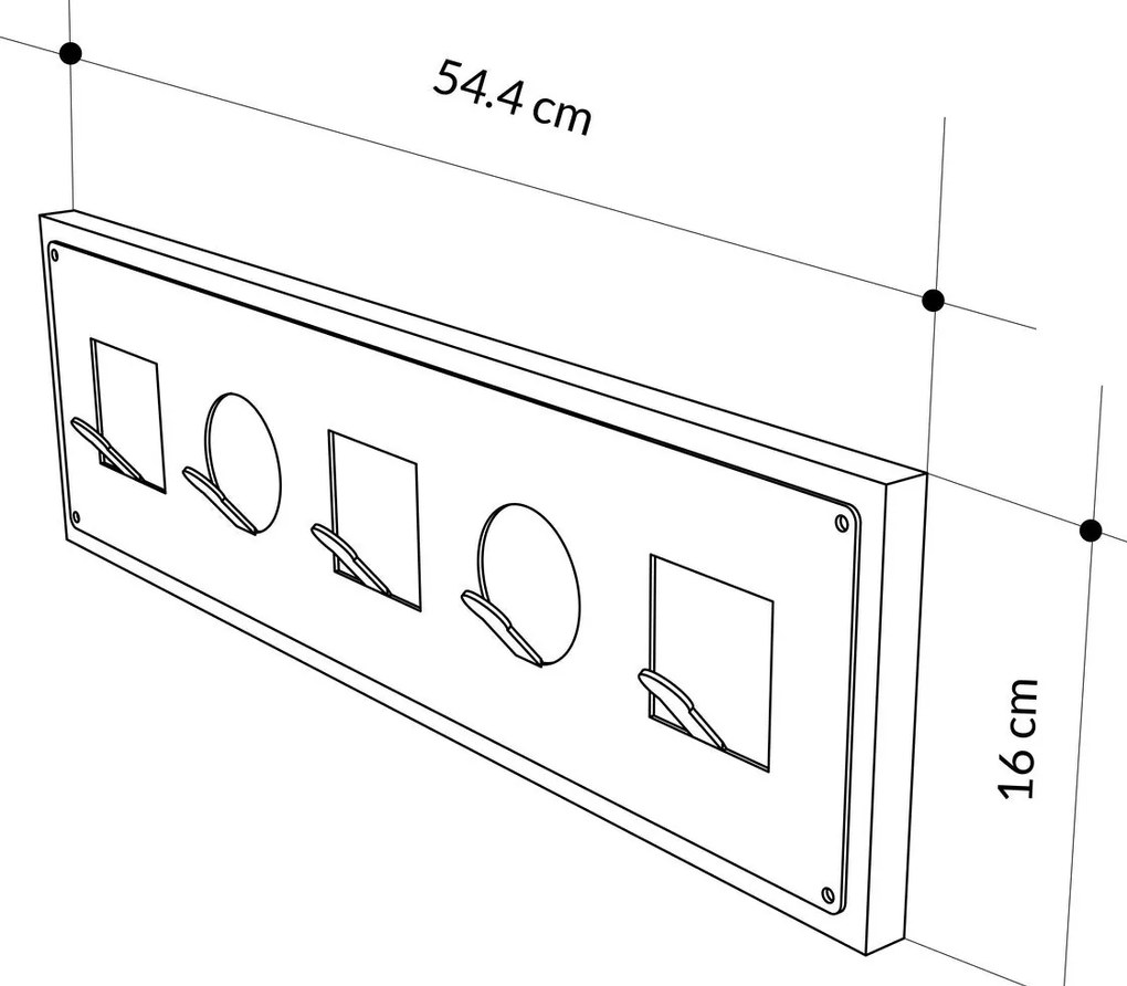 Armário Multiuso Berlin A – Nogueira e Branco – 60x200x35 cm