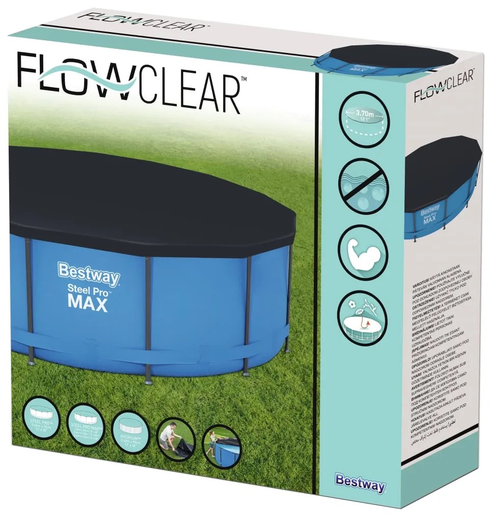 Bestway Cobertura de piscina Flowclear 366 cm