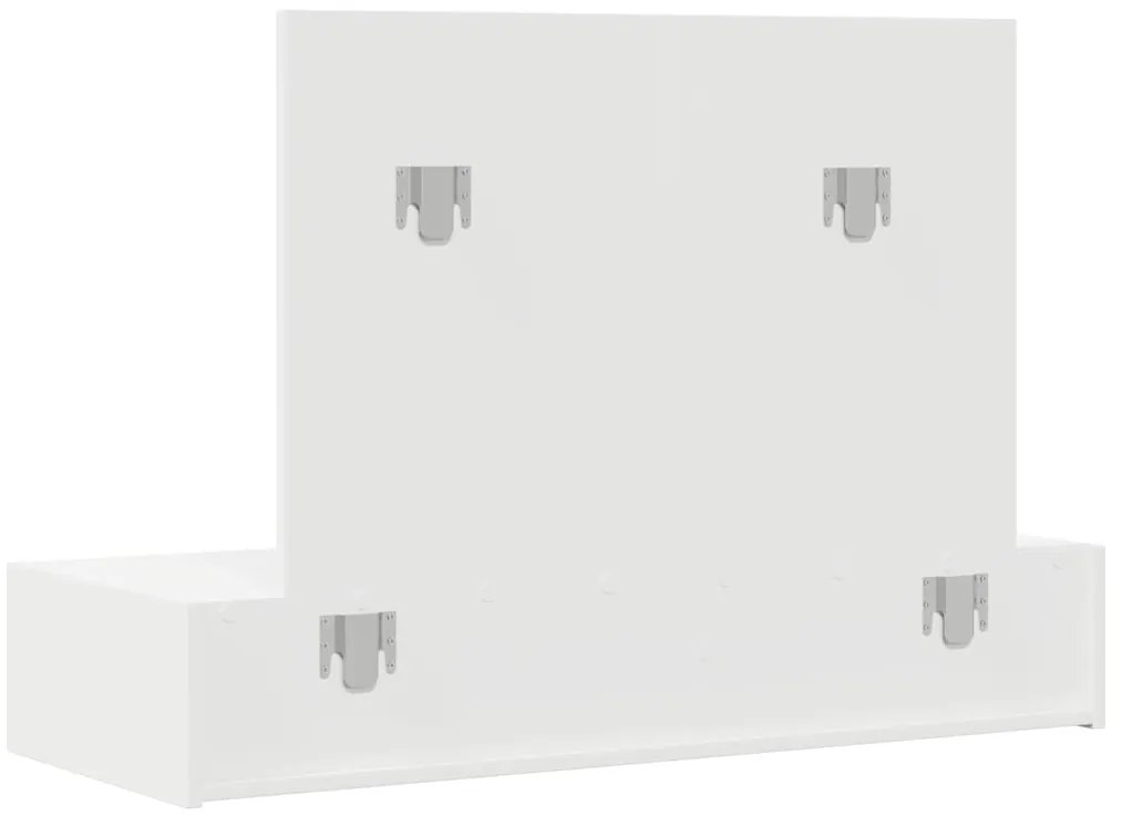 Aparador de parede branco 100x40x70 cm