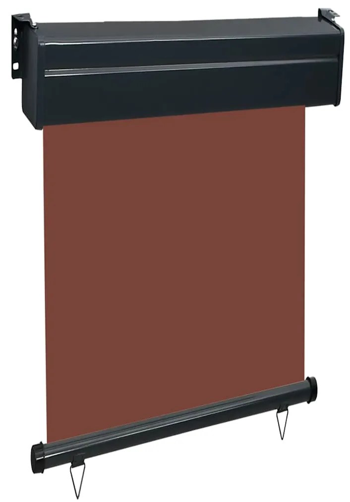 Toldo lateral para varanda 60x250 cm castanho